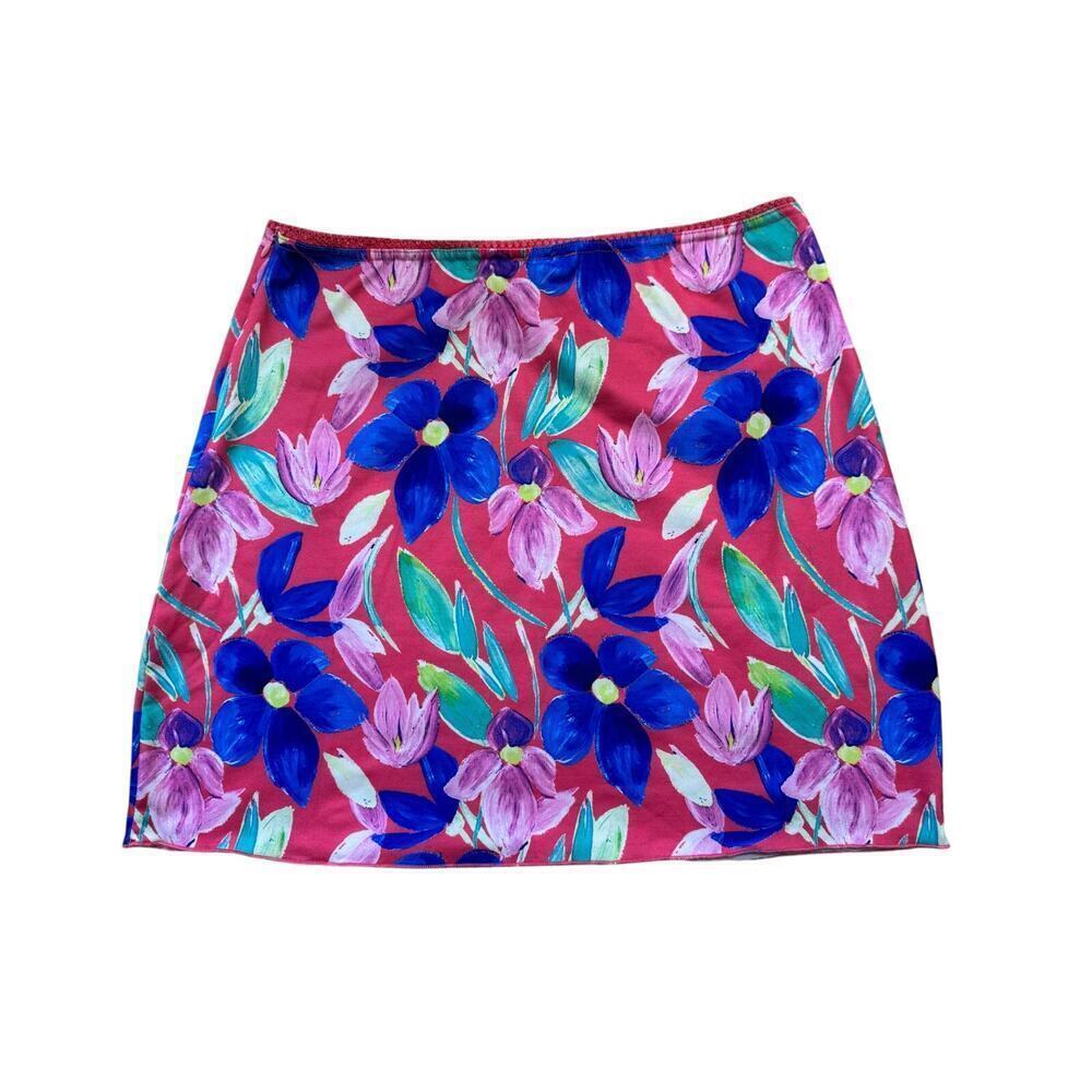 Princess Polly Mini Skirt; Lightweight floral print, So adorable! Women's 16